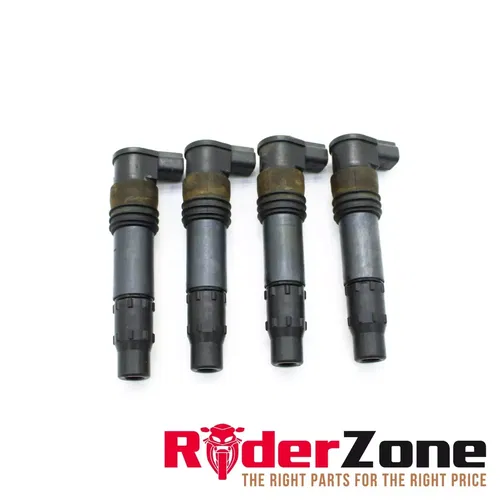 2001 - 2008 SUZUKI GSXR1000 IGNITION COILS SPARK PLUG CAPS COMPLETE SET STOCK