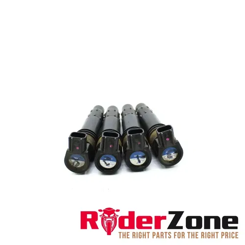 2001 - 2008 SUZUKI GSXR1000 IGNITION COILS SPARK PLUG CAPS COMPLETE SET STOCK