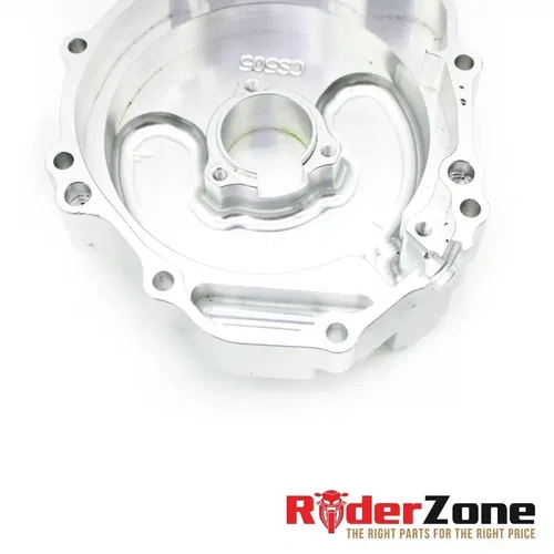 2007 2008 SUZUKI GSXR1000 VORTEX STATOR COVER LEFT ENGINE COVER BILLET SILVER