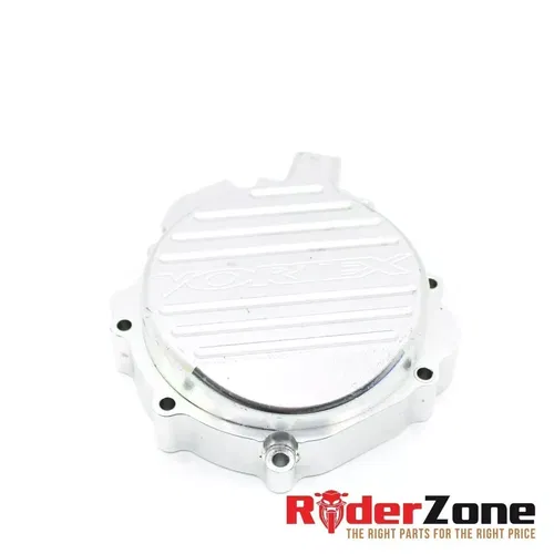 2007 2008 SUZUKI GSXR1000 VORTEX STATOR COVER LEFT ENGINE COVER BILLET SILVER