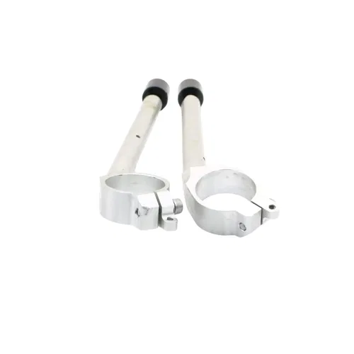 2008 - 2016 YAMAHA YZF R6 CLIP ON SET HANDLEBARS SILVER LEFT RIGHT STRAIGHT