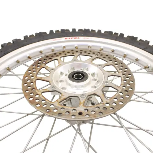 1995 - 1998 HUSABERG FE400 FRONT WHEEL RIM ROTOR SPOKE TIRE RUBBER