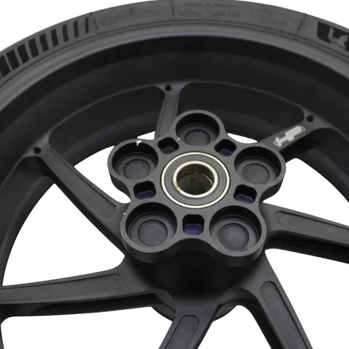 2015 - 2019 BMW S1000RR HP4 REAR WHEEL RIM BACK TIRE RUBBER FORGED BLACK