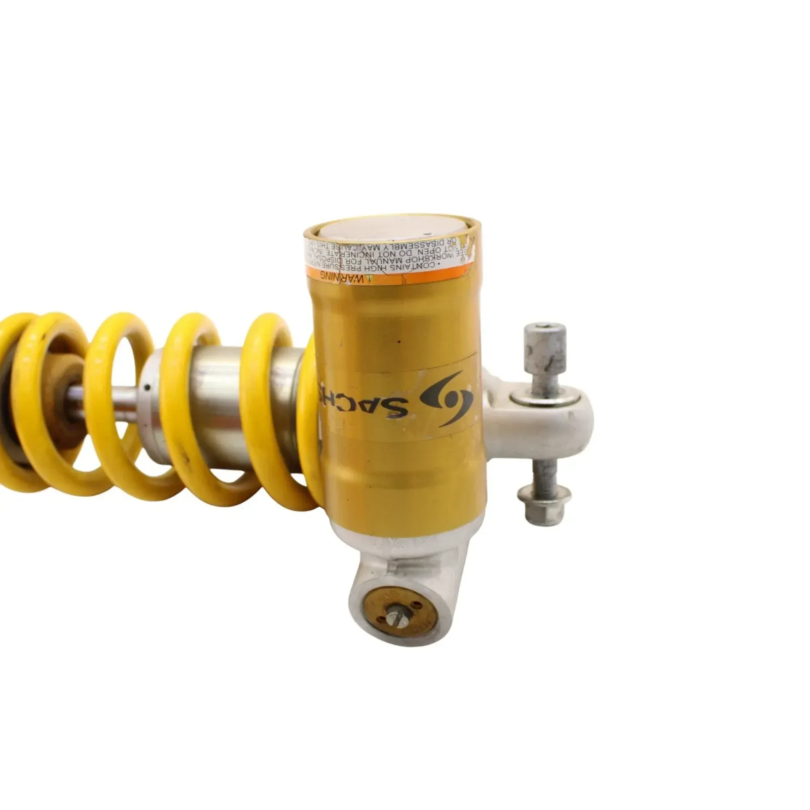 2015 2016 APRILIA RSV4 REAR SHOCK BACK SUSPENSION ABSORBER YELLOW SACHS