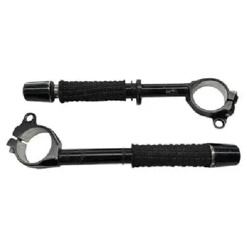 2008 - 2010 KAWASAKI ZX10R CLIP ONS HANDLE BARS LEFT & RIGHT STRAIGHT BLACK
