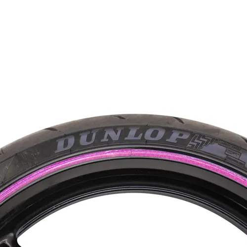 2011 - 2024 SUZUKI GSXR600 GSXR750 FRONT WHEEL BLACK RIM DUNLOP TIRE