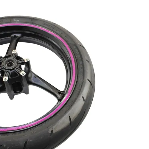 2011 - 2024 SUZUKI GSXR600 GSXR750 FRONT WHEEL BLACK RIM DUNLOP TIRE