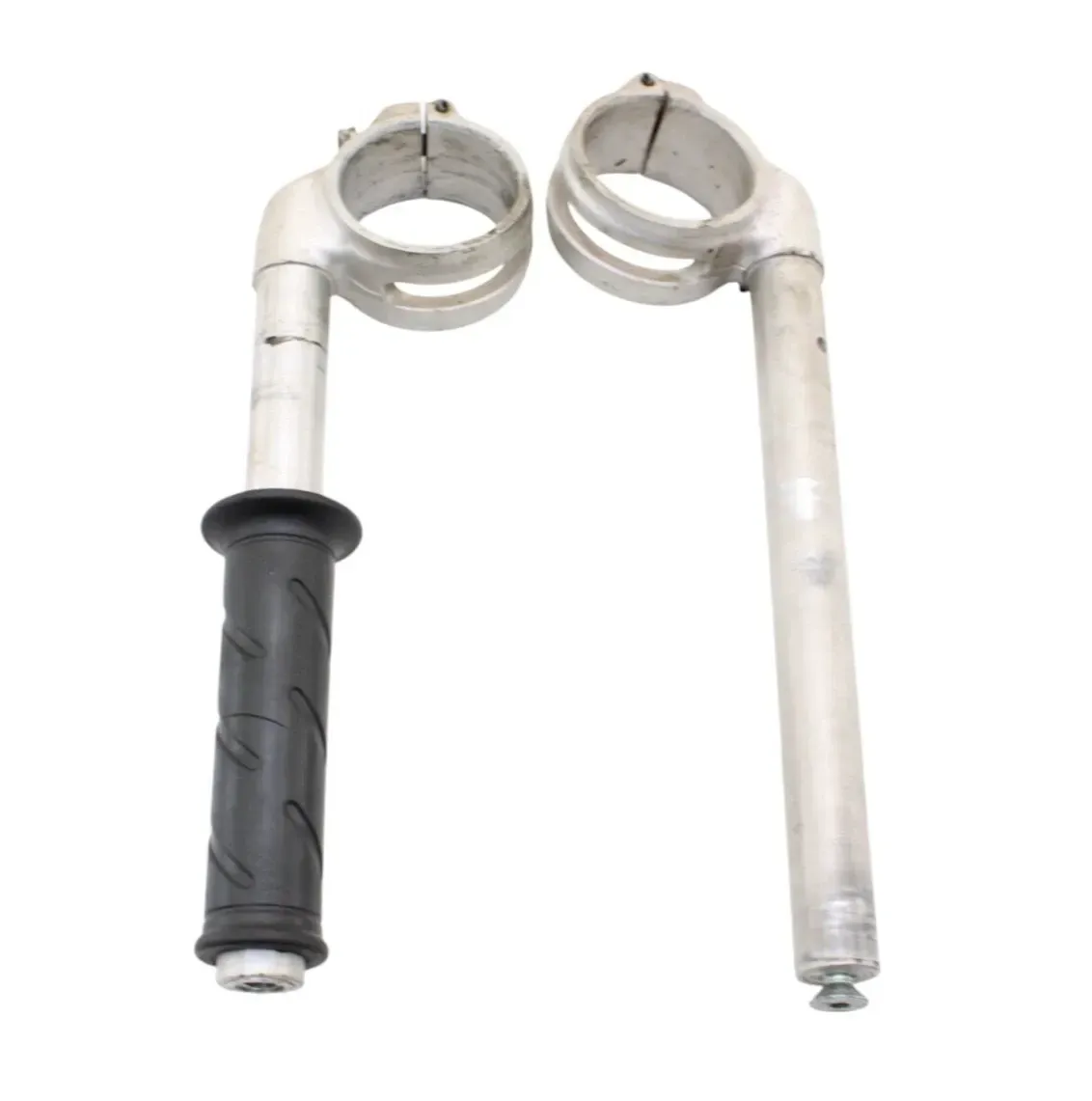 2003 - 2006 DUCATI 749 999 CLIP ON SET HANDLE BAR SILVER STOCK LEFT RIGHT