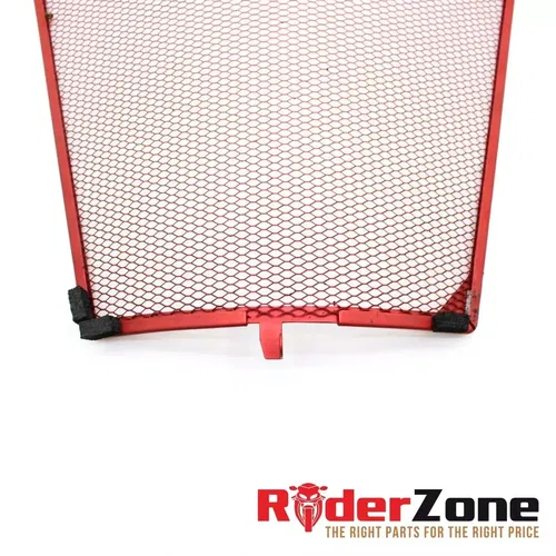08 - 11 HONDA CBR1000RR COX RADIATOR GUARD MOTOR RADIATER GRILLE RED NET TRACK