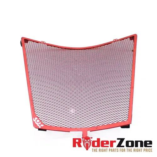 08 - 11 HONDA CBR1000RR COX RADIATOR GUARD MOTOR RADIATER GRILLE RED NET TRACK