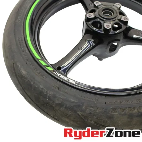 2021 - 2024 KAWASAKI NINJA ZX10R FRONT WHEEL MICHELIN TIRE STRAIGHT RIM STOCK