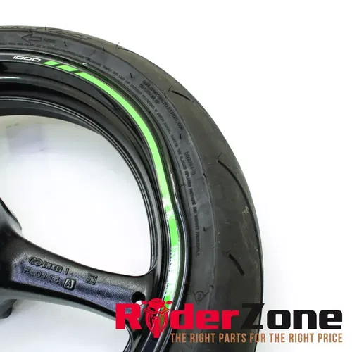 2016 - 2020 KAWASAKI NINJA ZX10R FRONT WHEEL RIM BLACK DUNLOP TIRE