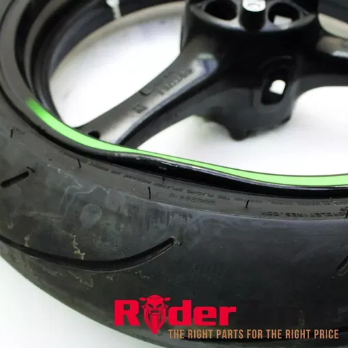 2016 - 2020 KAWASAKI NINJA ZX10R FRONT WHEEL RIM BLACK DUNLOP TIRE