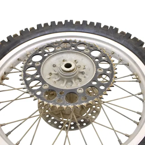 1996 - 2001 YAMAHA YZ125 REAR WHEEL RIM TIRE HUB BACK ROTOR CHAIN SPROCKET