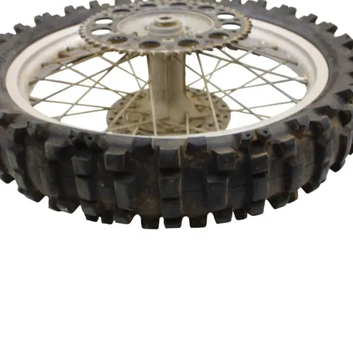 1996 - 2001 YAMAHA YZ125 REAR WHEEL RIM TIRE HUB BACK ROTOR CHAIN SPROCKET