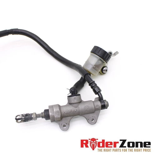 2006 - 2016 YAMAHA YZF R6 REAR MASTER CYLINDER BRAKE W RESERVOIR CALIPER BACK OE
