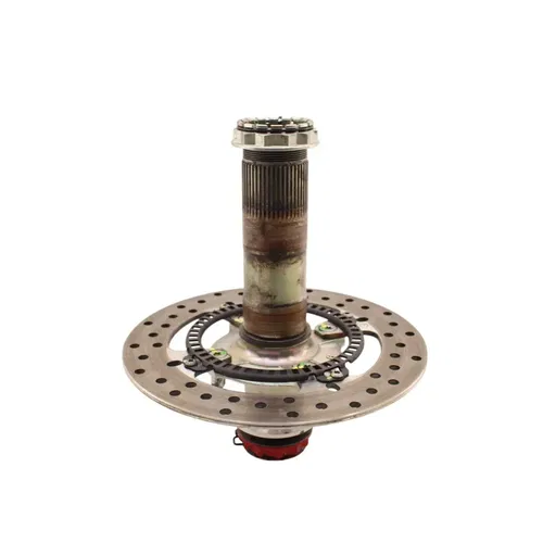 2020 - 2024 DUCATI PANIGALE V2 V4 REAR WHEEL SPINDLE HUB W ROTOR SILVER