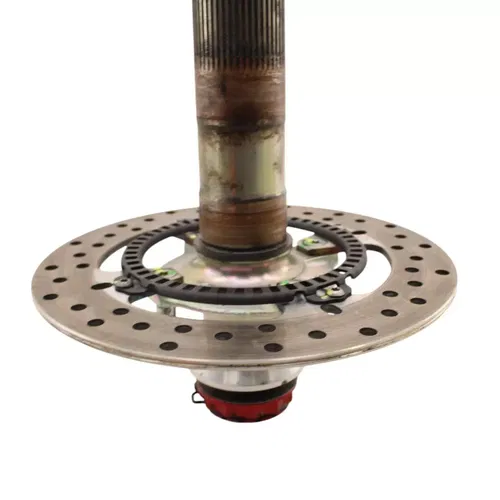 2020 - 2024 DUCATI PANIGALE V2 V4 REAR WHEEL SPINDLE HUB W ROTOR SILVER