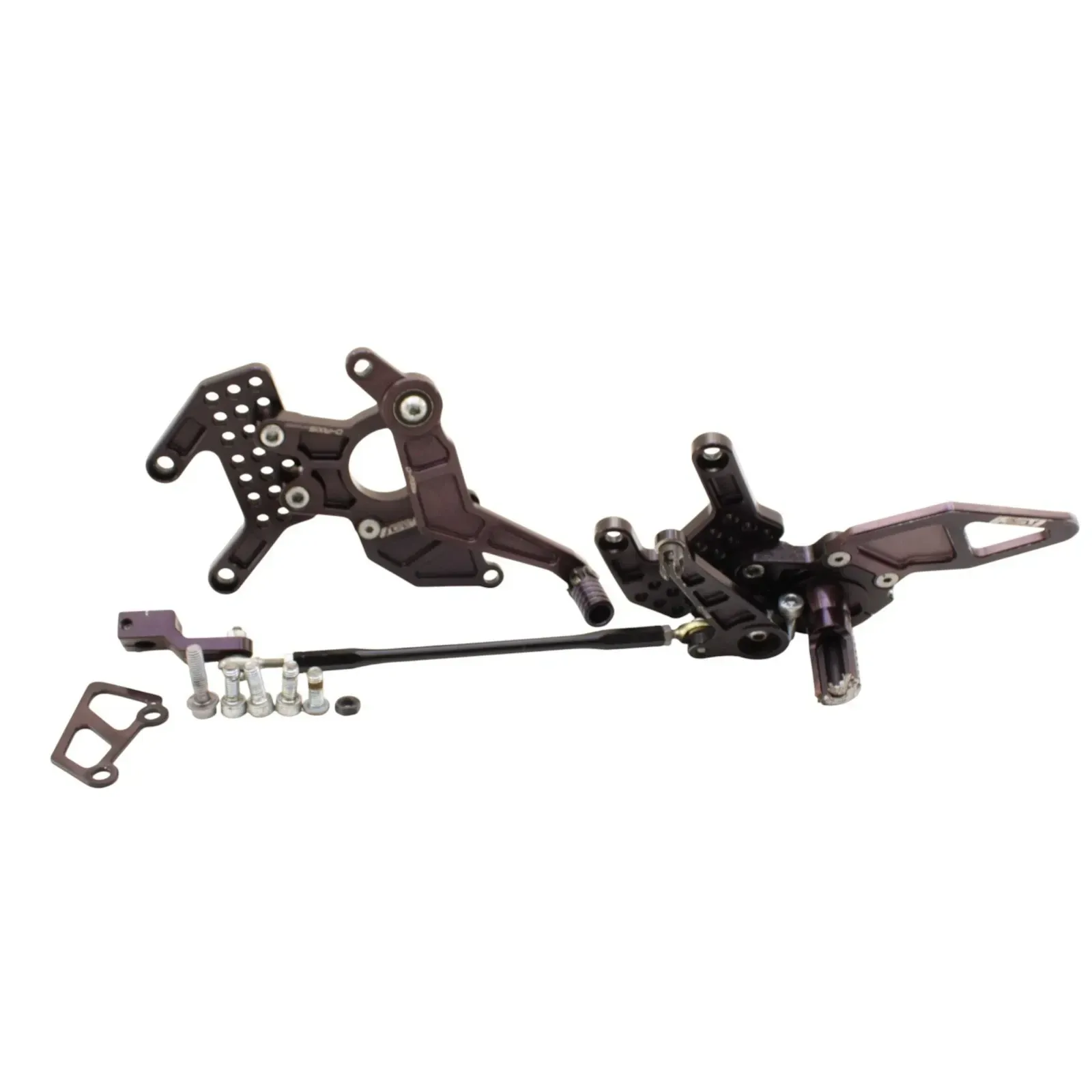 2011 - 2015 KAWASAKI NINJA ZX10R REARSET DRIVER FOOT REST PEGS BRAKE *SCUFFED*