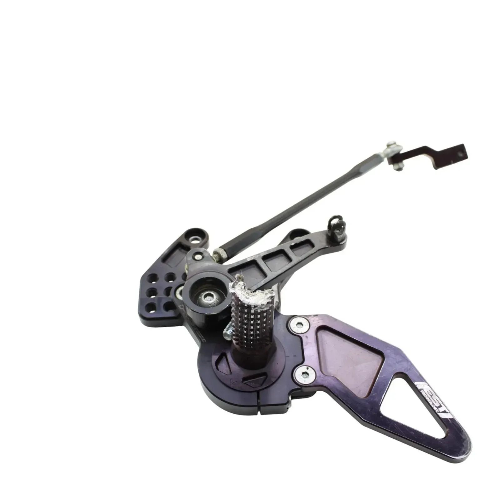 2011 - 2015 KAWASAKI NINJA ZX10R REARSET DRIVER FOOT REST PEGS BRAKE *SCUFFED*