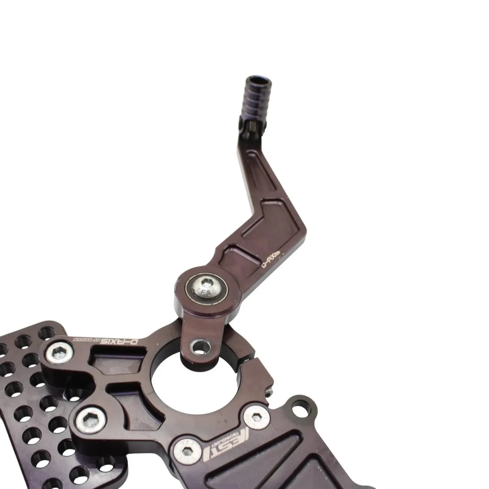 2011 - 2015 KAWASAKI NINJA ZX10R REARSET DRIVER FOOT REST PEGS BRAKE *SCUFFED*