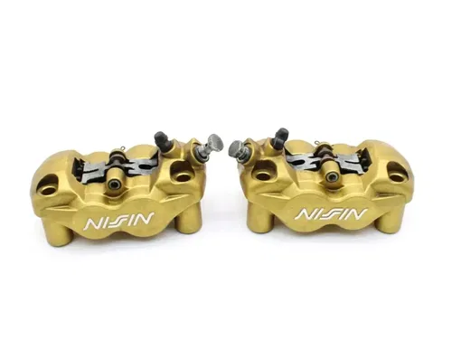 2006 - 2008 TRIUMPH DAYTONA 675 FRONT BRAKE CALIPERS NISSIN GOLD LEFT RIGHT SET