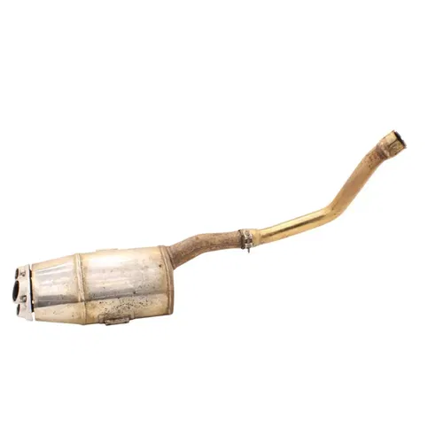 2006 - 2008 TRIUMPH DAYTONA 675 EXHAUST PIPE MUFFLER SLIP ON CAN W/ MID PIPE