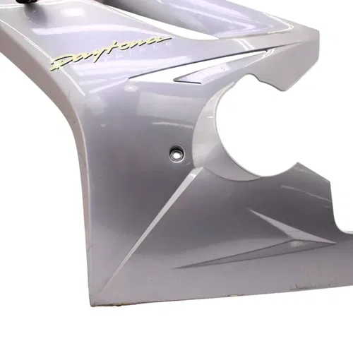 2006 - 2008 TRIUMPH DAYTONA 675 LEFT FAIRING SIDE COWL SILVER Cowling Panel