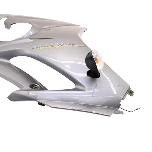 2006 - 2008 TRIUMPH DAYTONA 675 LEFT FAIRING SIDE COWL SILVER Cowling Panel