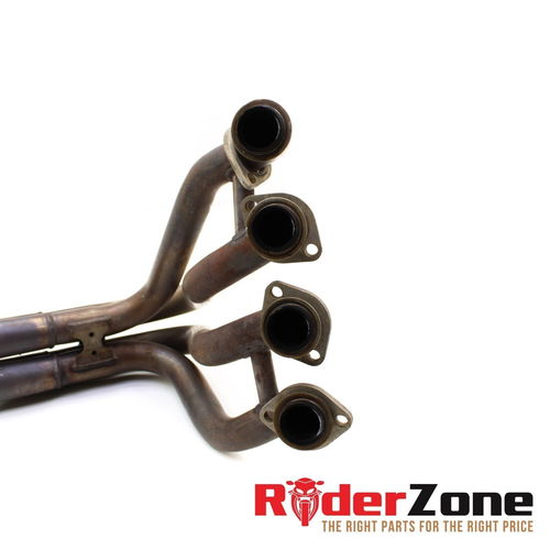 2005 2006 KAWASAKI NINJA ZX6R HEADER MANIFOLD EXHAUST HEAD PIPES MID ENGINE OEM
