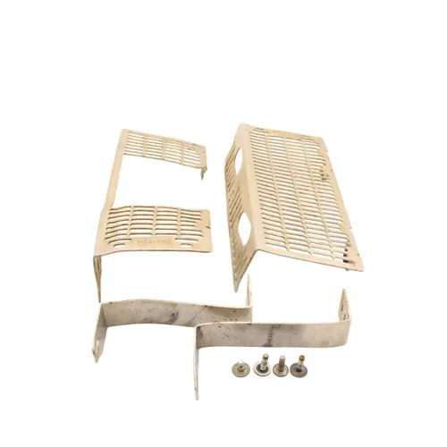 2000 - 2003 KTM 520 EXC DEVOL RACING RADIATOR GUARDS SILVER STOCK