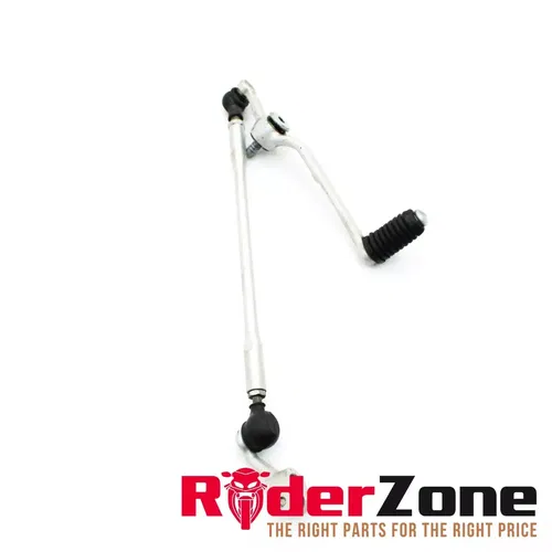 08 - 2016 YAMAHA YZF R6 SHIFTER LINKAGE SHIFT LINK PEDAL SILVER 2C0-18110-01-00