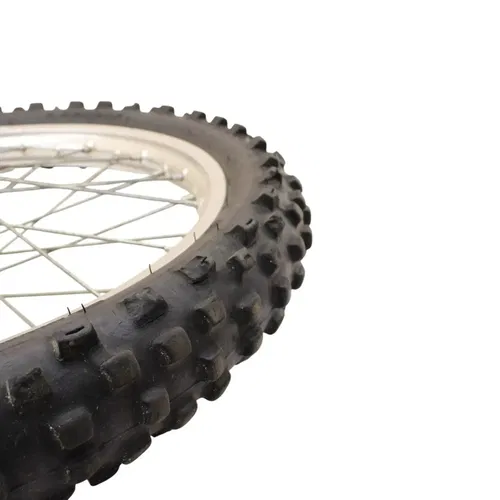 2009 - 2012 HONDA CRF450R FRONT WHEEL RIM TIRE RUBBER SILVER