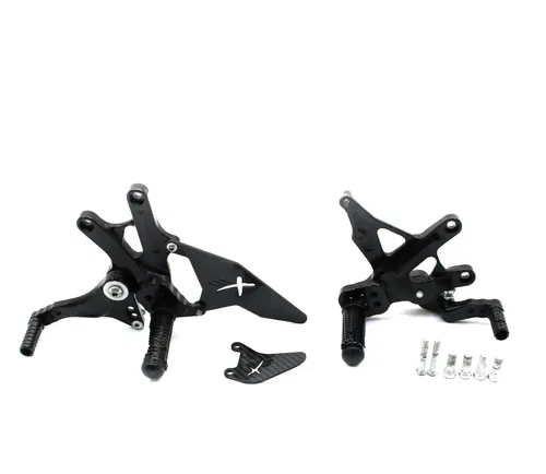 10 - 2014 APRILIA RSV4 R REAR SETS EXTREME COMPONENTS LEFT & RIGHT BOLTS SHIFTER