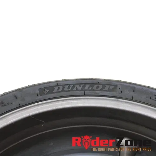 2006 - 2008 TRIUMPH DAYTONA 675 REAR WHEEL BRAKE ROTOR DUNLOP TIRE STRAIGHT RIM