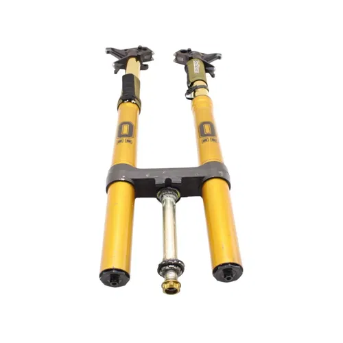 2017 - 2020 HONDA CRF1000L OHLINS FORKS FRONT SUSPENSION TRIPLE TREE CLAMP GOLD