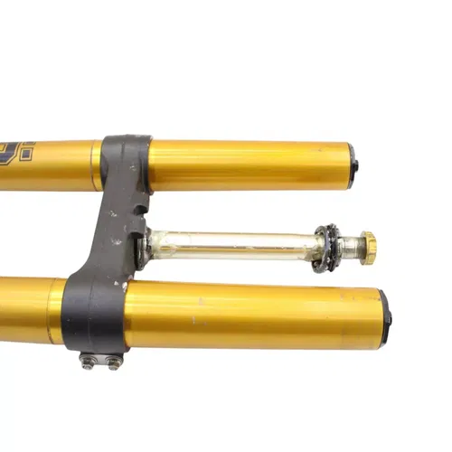 2017 - 2020 HONDA CRF1000L OHLINS FORKS FRONT SUSPENSION TRIPLE TREE CLAMP GOLD