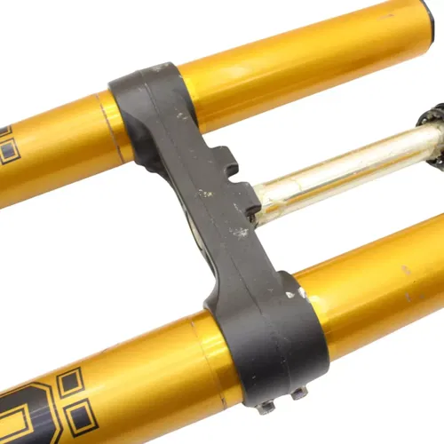 2017 - 2020 HONDA CRF1000L OHLINS FORKS FRONT SUSPENSION TRIPLE TREE CLAMP GOLD