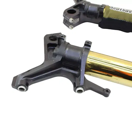 2017 - 2020 HONDA CRF1000L OHLINS FORKS FRONT SUSPENSION TRIPLE TREE CLAMP GOLD