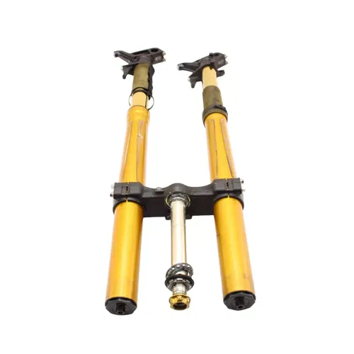 2017 - 2020 HONDA CRF1000L OHLINS FORKS FRONT SUSPENSION TRIPLE TREE CLAMP GOLD