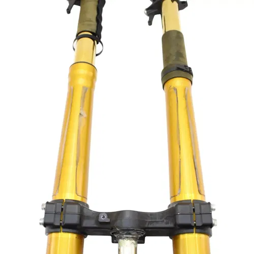 2017 - 2020 HONDA CRF1000L OHLINS FORKS FRONT SUSPENSION TRIPLE TREE CLAMP GOLD