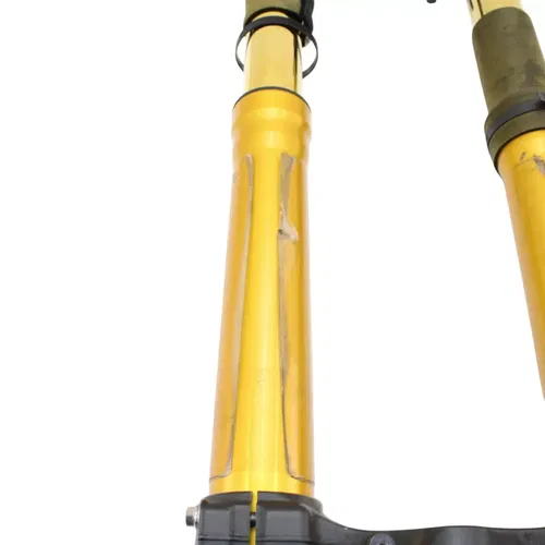 2017 - 2020 HONDA CRF1000L OHLINS FORKS FRONT SUSPENSION TRIPLE TREE CLAMP GOLD