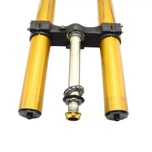 2017 - 2020 HONDA CRF1000L OHLINS FORKS FRONT SUSPENSION TRIPLE TREE CLAMP GOLD
