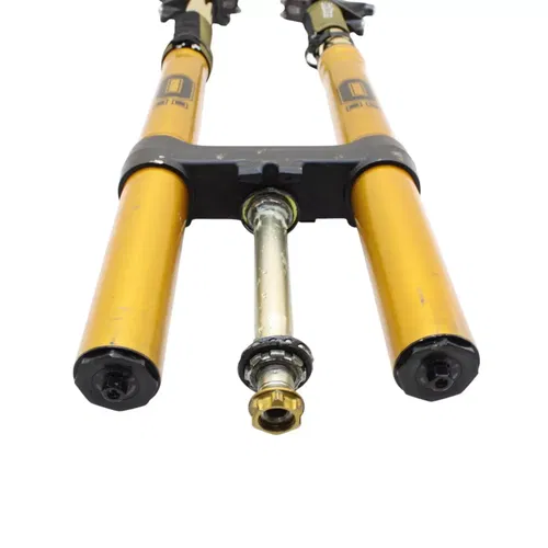2017 - 2020 HONDA CRF1000L OHLINS FORKS FRONT SUSPENSION TRIPLE TREE CLAMP GOLD
