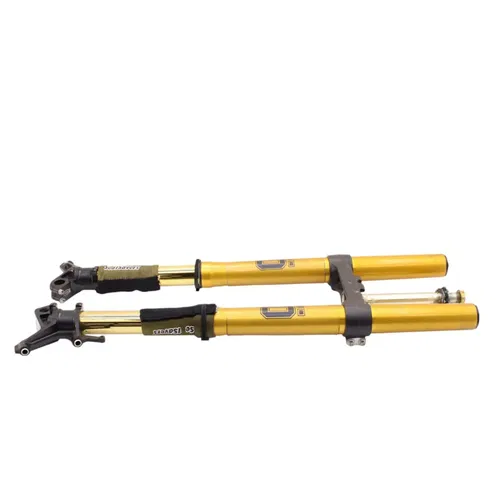 2017 - 2020 HONDA CRF1000L OHLINS FORKS FRONT SUSPENSION TRIPLE TREE CLAMP GOLD
