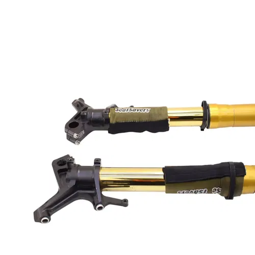 2017 - 2020 HONDA CRF1000L OHLINS FORKS FRONT SUSPENSION TRIPLE TREE CLAMP GOLD