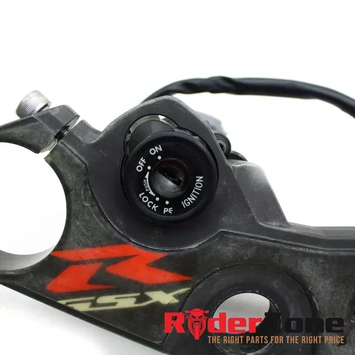 2007 2008 SUZUKI GSXR1000 LOCK SET IGNITION SWITCH GAS CAP KEY TRIPLE TREE CLAMP