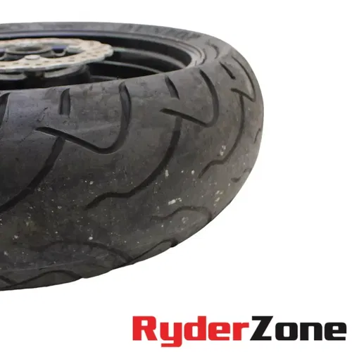 2019 - 2023 KAWASAKI NINJA ZX6R REAR WHEEL BACK RIM ROTOR DUNLOP TIRE STRAIGHT