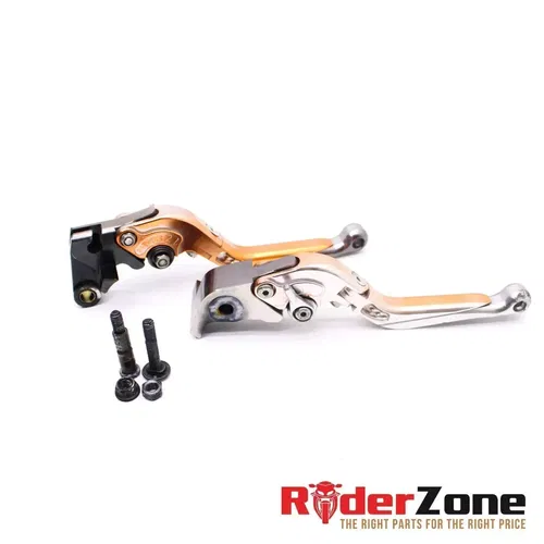 2008 - 2016 YAMAHA YZF R6 LEVERS SET FRONT BRAKE CLUTCH LEVER ORANGE SHORT