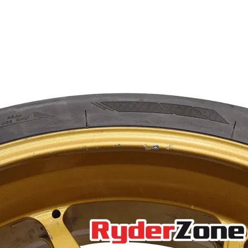 2012 - 2014 BMW HP4 REAR WHEEL BRONZE RIM STRAIGHT BRIDGESTONE TIRE S1000RR